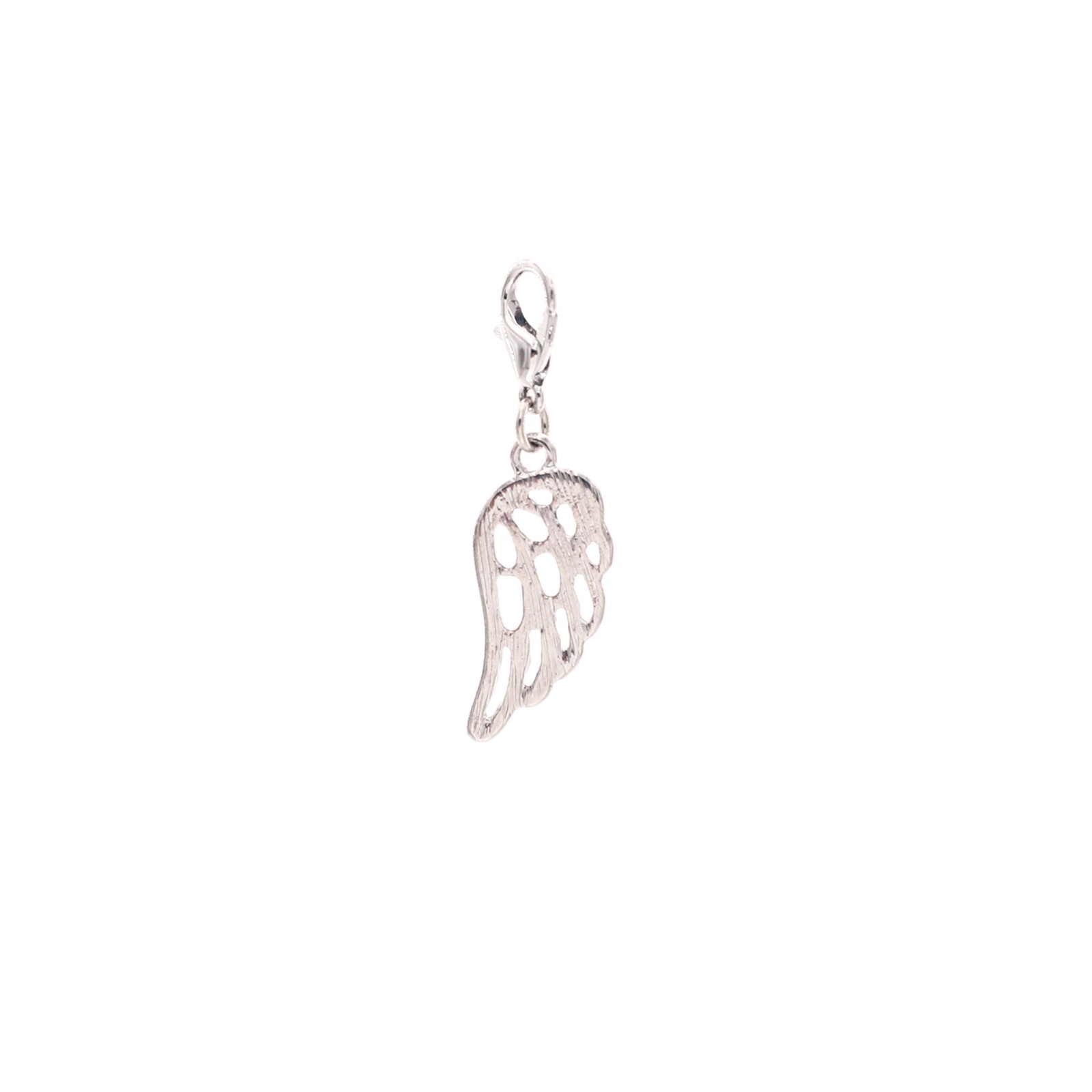 slide 3 of 3, Charmalong Stone Pave Rhodium Wing Charm By Bead Landing, 1.5 in x 0.5 in x 0.25 in