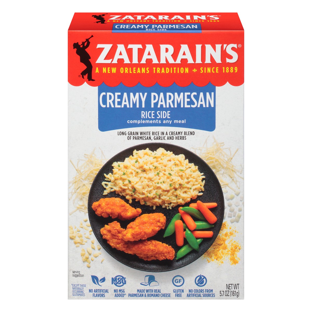 slide 4 of 14, Zatarain's Creamy Parmesan Rice 5.7 oz. Box, 5.7 oz