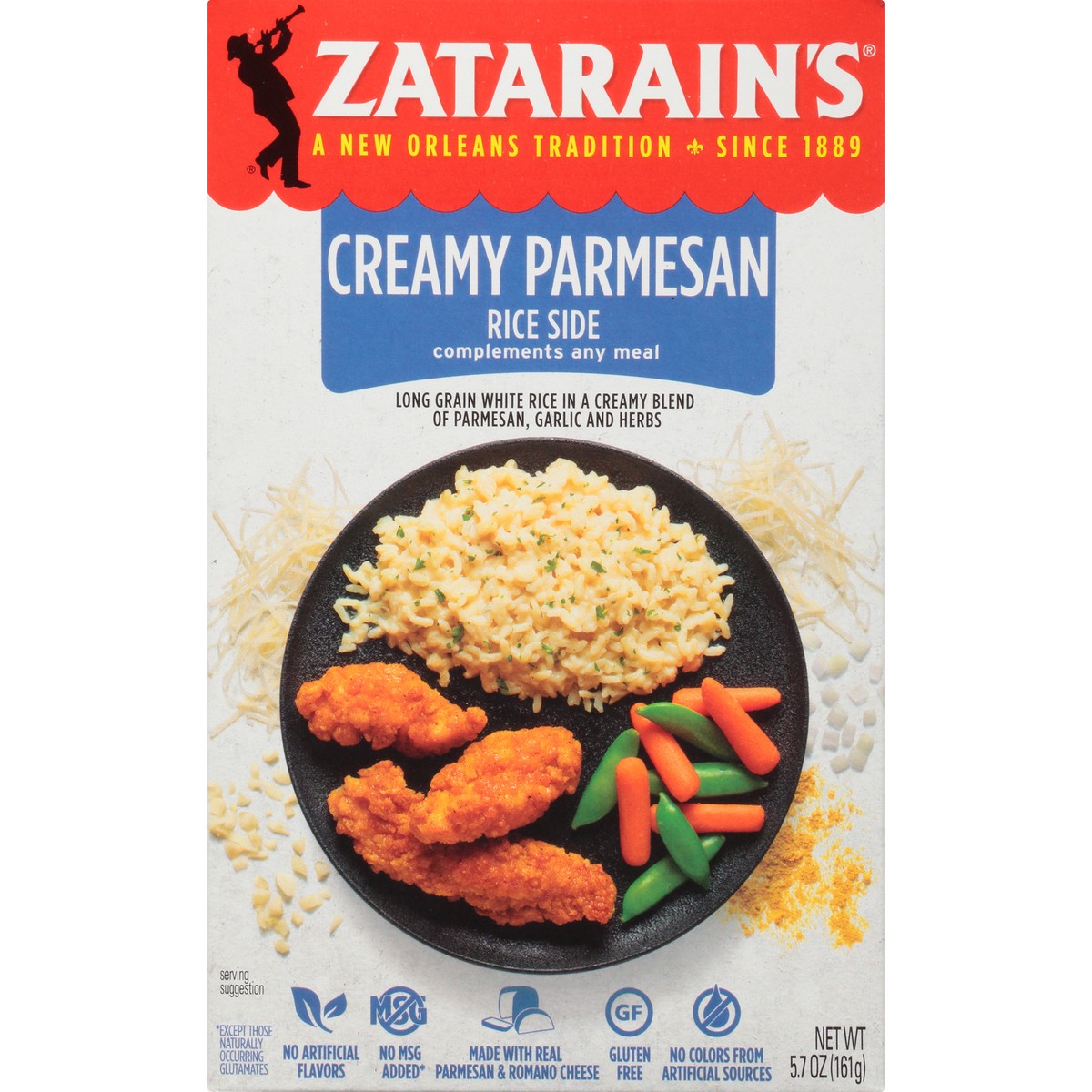 slide 1 of 14, Zatarain's Creamy Parmesan Rice 5.7 oz. Box, 5.7 oz