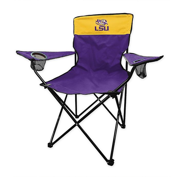 slide 1 of 1, NCAA LSU Legacy Folding Chair - Purple, 1 ct