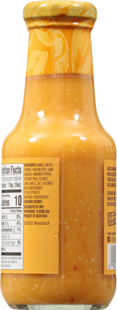 slide 8 of 14, Woodstock Mango Coconut Habanero Sauce 9.7 fl oz, 9.7 fl oz