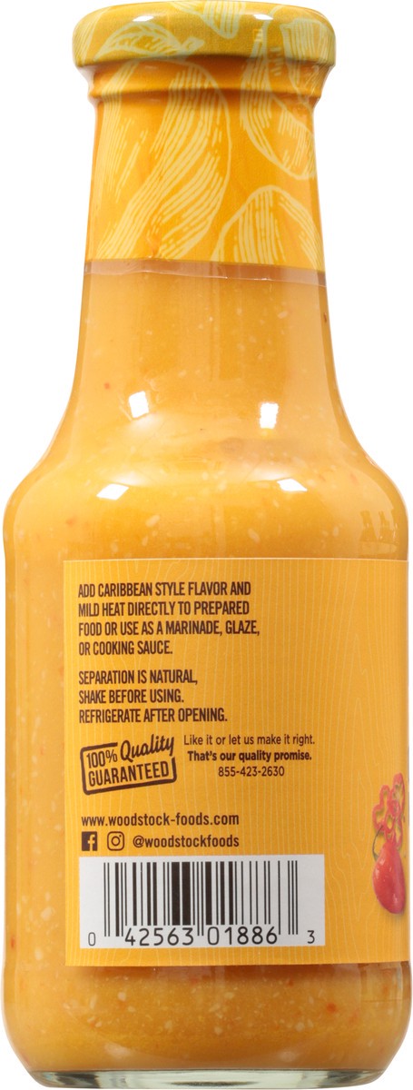 slide 10 of 14, Woodstock Mango Coconut Habanero Sauce 9.7 fl oz, 9.7 fl oz
