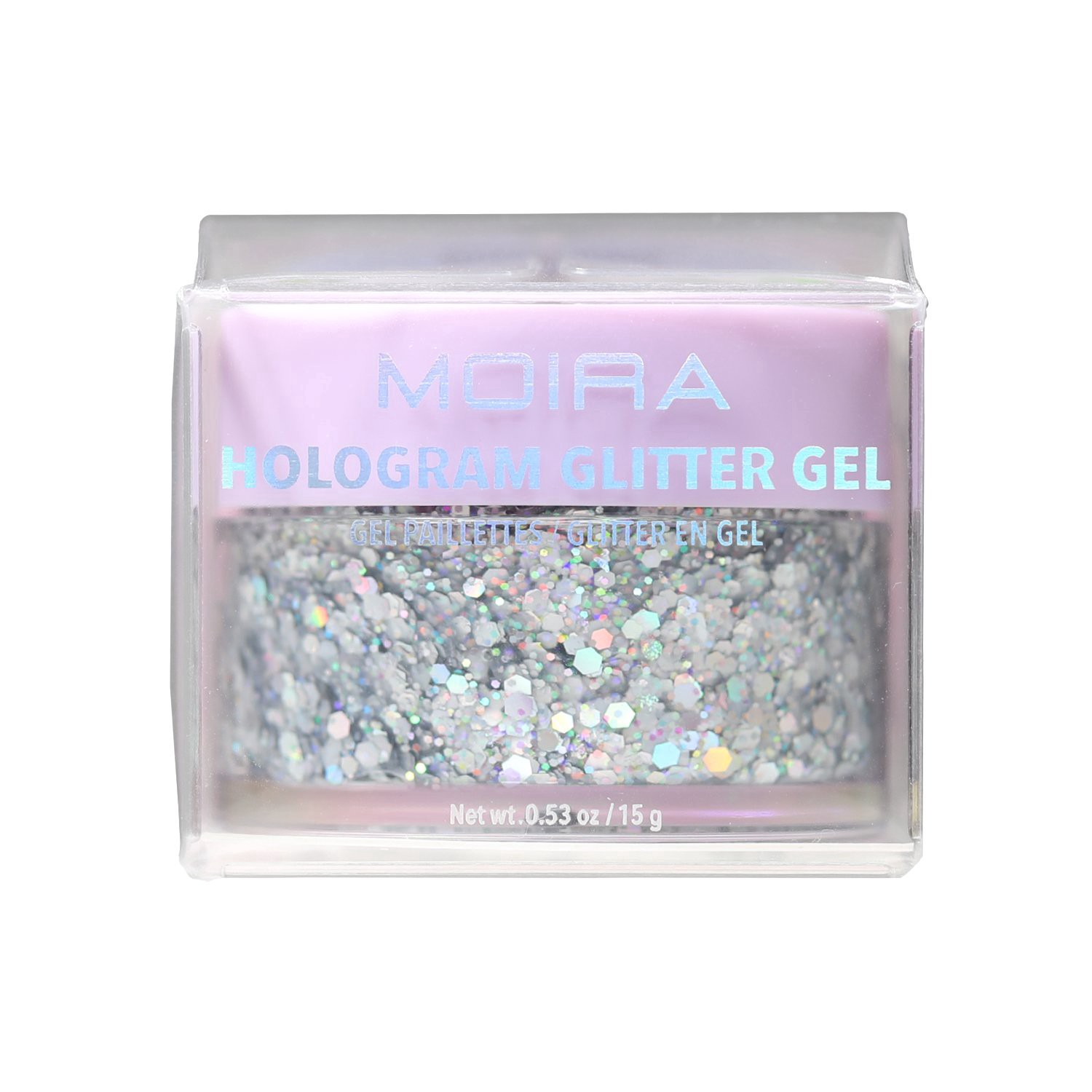 slide 1 of 1, Moira Hologram Glitter Gel - Disco Ball, 1 ct