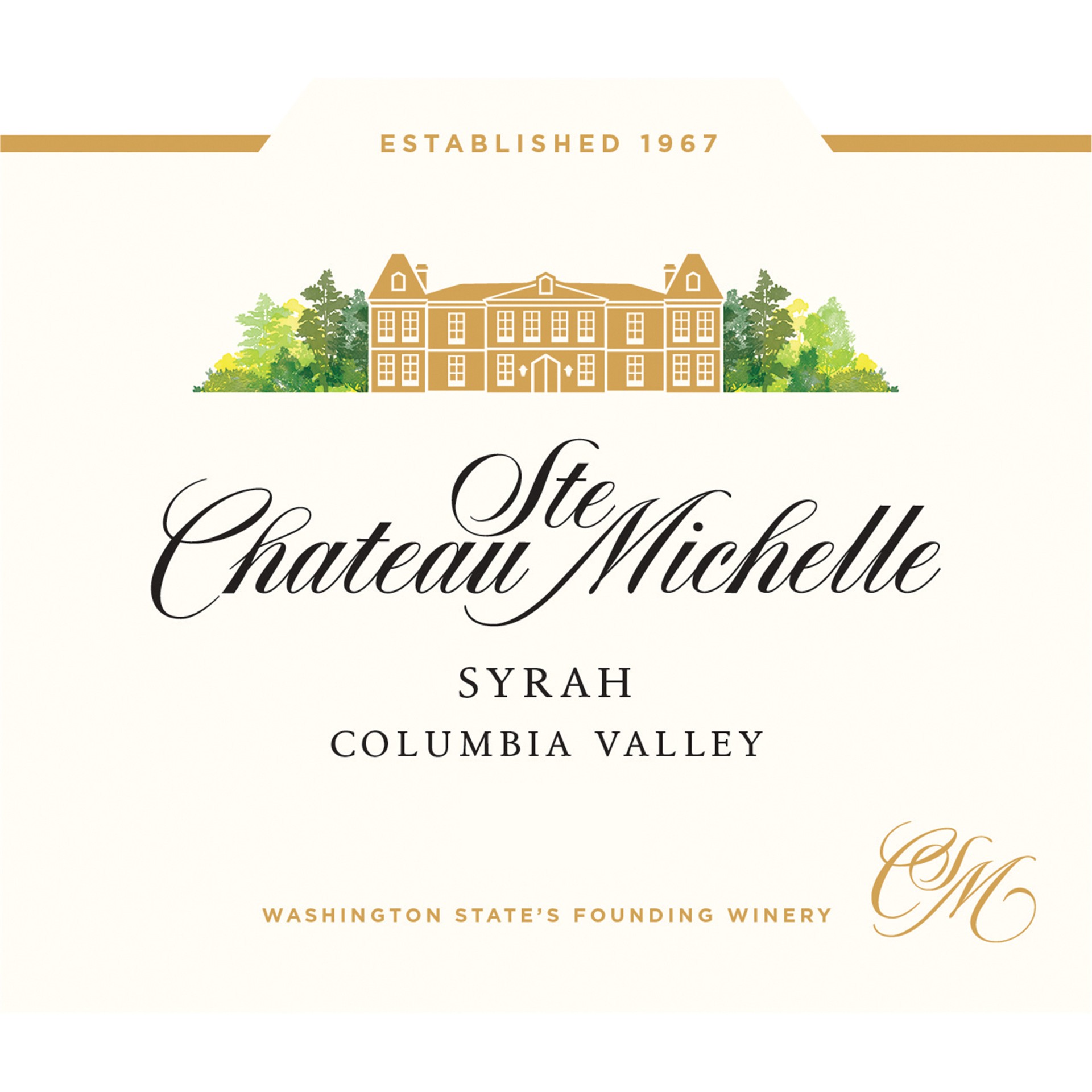 slide 2 of 8, Chateau Ste. Michelle Columbia Valley Syrah, Red Wine, 750 mL Bottle, 750 ml