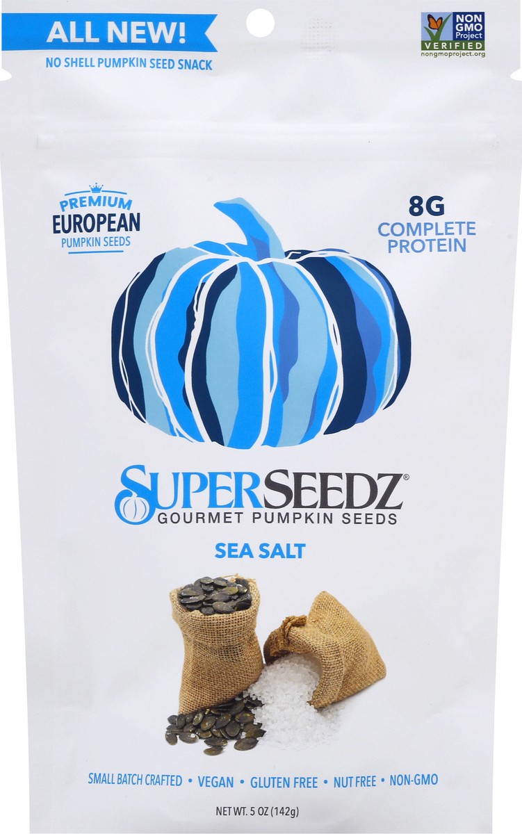 slide 3 of 11, SuperSeedz Sea Salt Gourmet Pumpkin Seeds, 5 oz