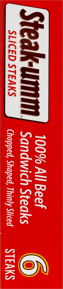 slide 11 of 12, Steak-umm Steak 6 ea, 6 ct