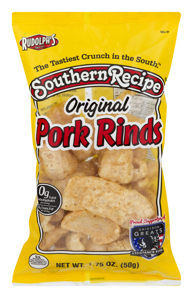 slide 1 of 1, Southern Recipe Original Pork Rinds, 1.7 oz