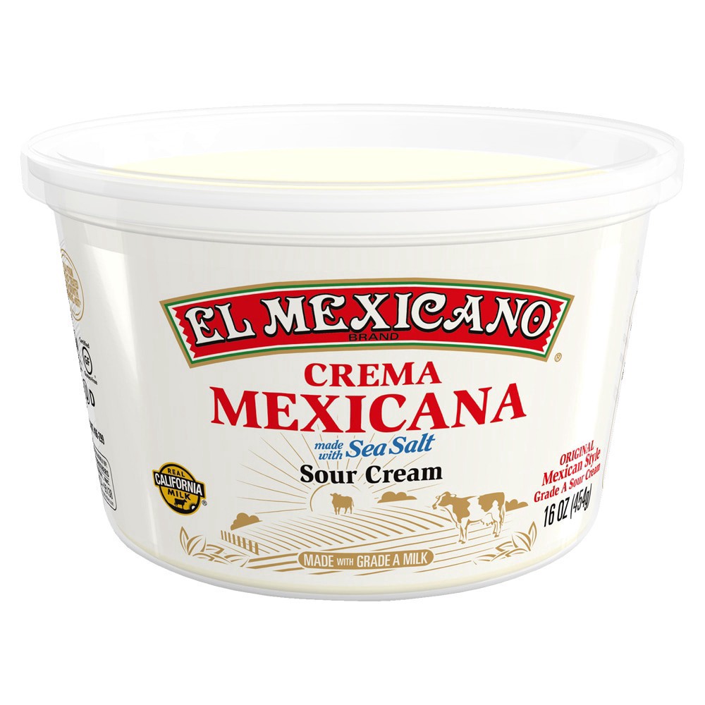 slide 1 of 1, Marquez Brothers El Mexicano Crema Mexicana, 16 oz