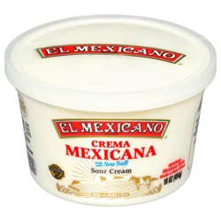El Mexicano Mexican Style Original Sour Cream 16 oz