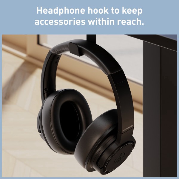 slide 2 of 9, Realspace® 48""W Essential Electric Height Adjustable Standing Desk, Black, 1 ct