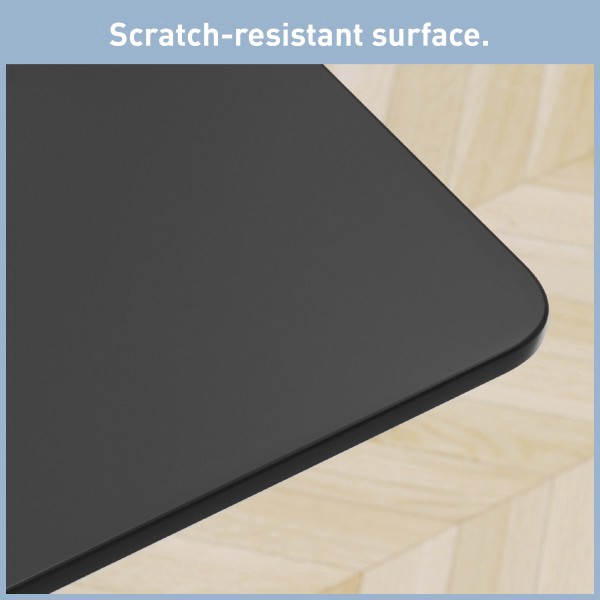 slide 6 of 9, Realspace® 48""W Essential Electric Height Adjustable Standing Desk, Black, 1 ct