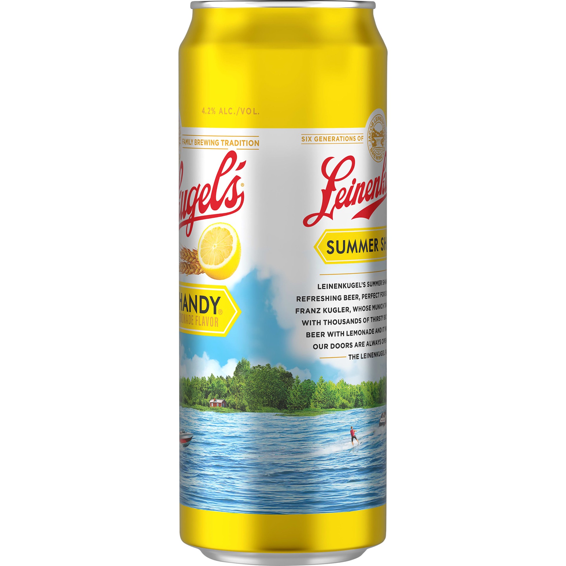 slide 3 of 5, LEINENKUGEL'S SUMMER SHANDY Craft Beer, 24 oz