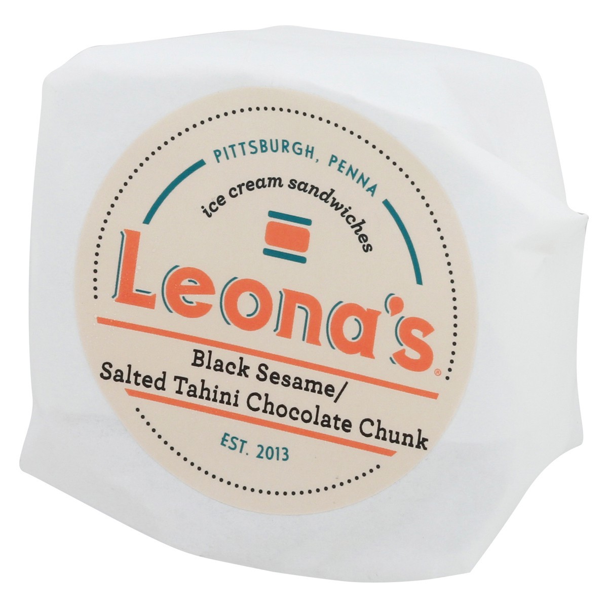 slide 6 of 12, Leona's Black Sesame/Salt Tahini Chocolate Chunk, 1 ct