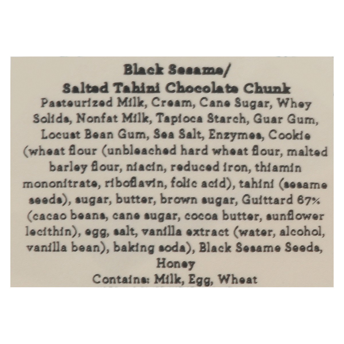 slide 12 of 12, Leona's Black Sesame/Salt Tahini Chocolate Chunk, 1 ct
