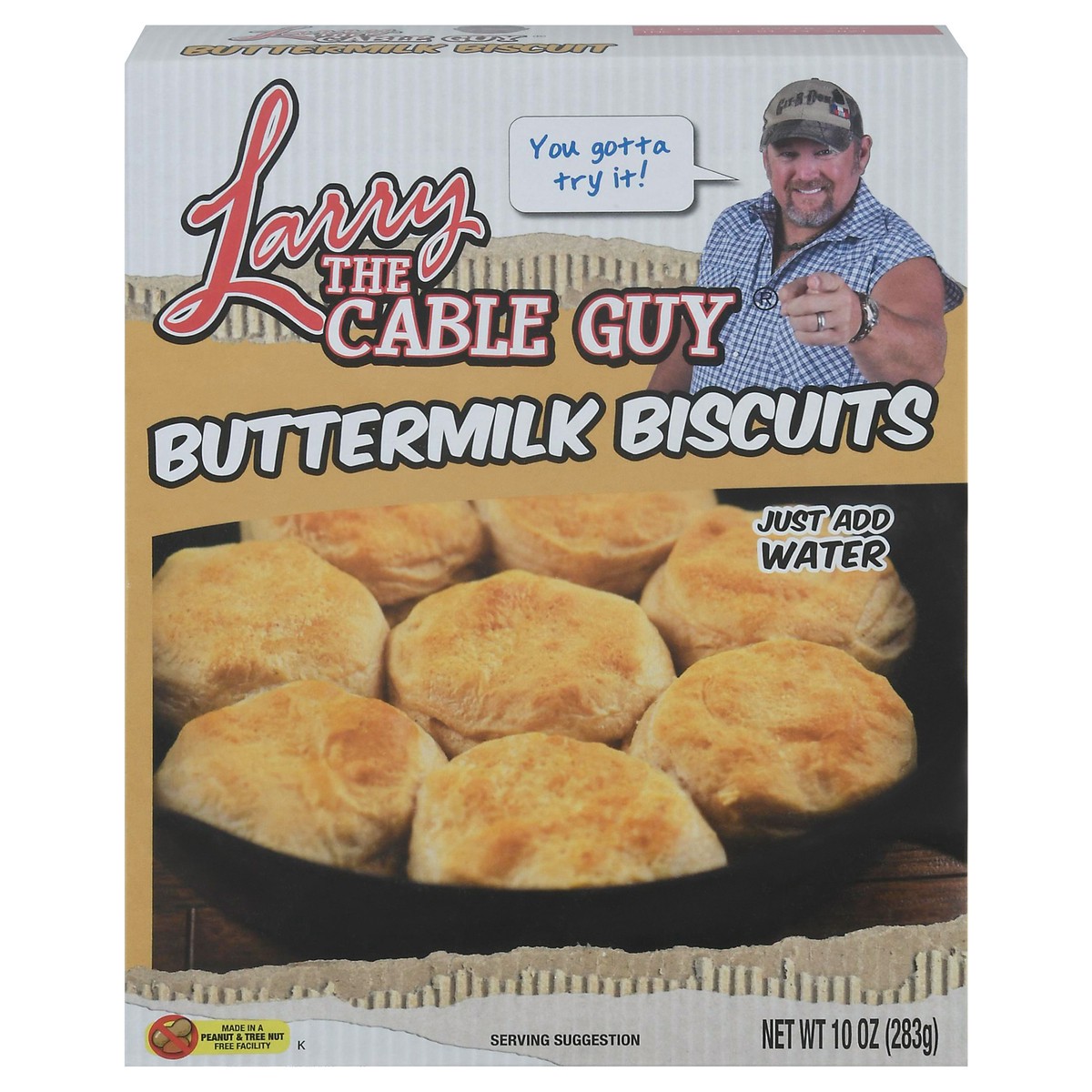 slide 1 of 1, Larry the Cable Guy Buttermilk Biscuits 10 oz, 10 oz