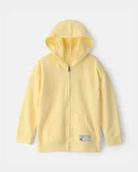 Carter's Boys French Terry Zip-Up Hoodie - Yellow - Size 8