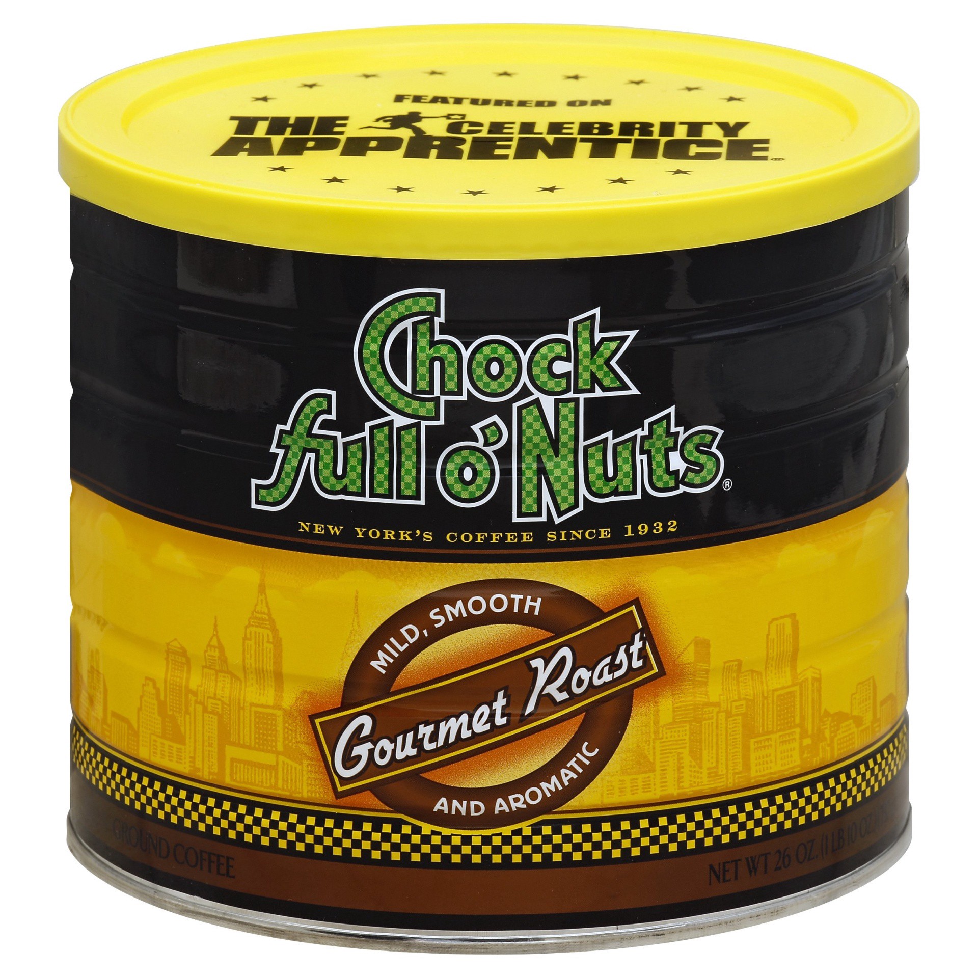 slide 1 of 7, Chock Full O' Nuts Gourmet Roast Ground Coffee, 26 oz