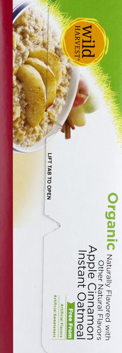 slide 6 of 9, Wild Harvest Apple Cinnamon Orgc Instant Oatmeal, 11.29 oz