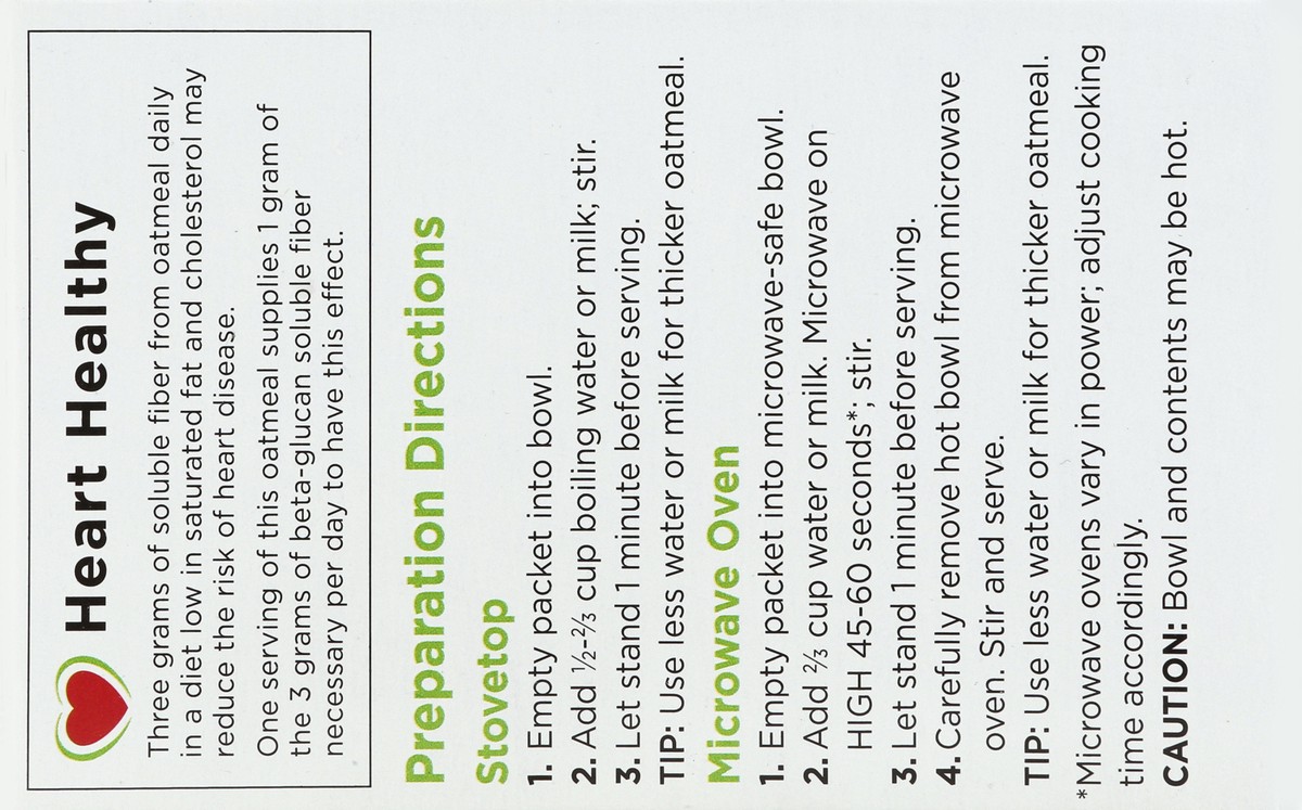 slide 3 of 9, Wild Harvest Apple Cinnamon Orgc Instant Oatmeal, 11.29 oz