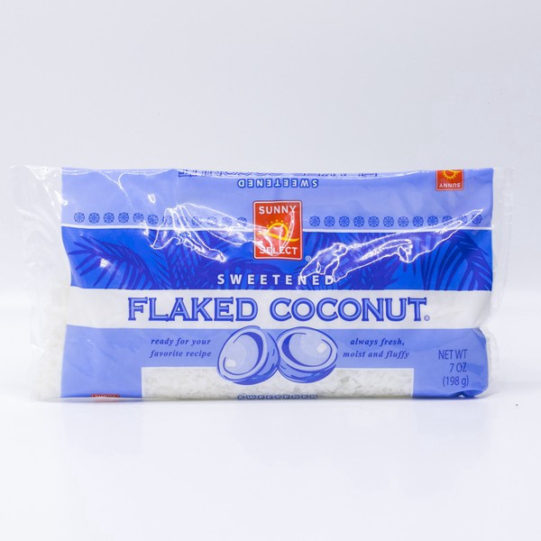 slide 1 of 1, Sunny Select Sweetened Flaked Coconut 7 oz, 7 oz