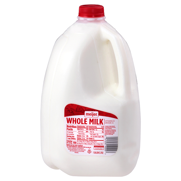 slide 1 of 1, Meijer Vitamin D Whole Milk, 1 gal