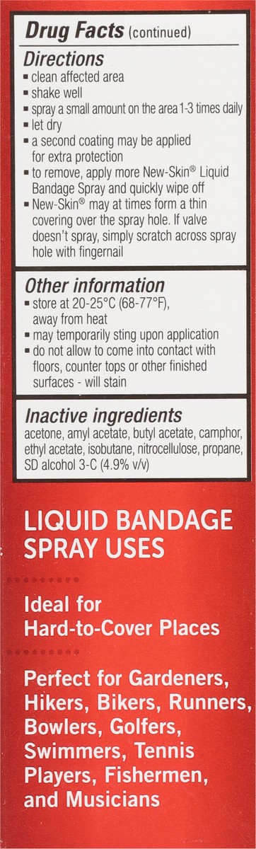 slide 6 of 10, New Skin Liquid Bandage Spray 1 oz, 1 oz