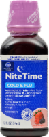 slide 1 of 1, Kroger Mixed Berry Multi-Symptom Nitetime Cold & Flu Relief, 12 fl oz