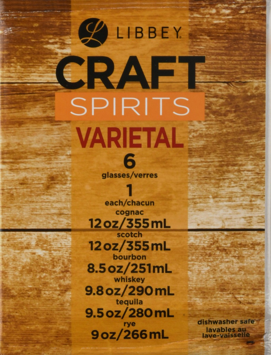 slide 2 of 11, Libbey Craft Spirits Varietal Glasses 6 ea, 6 ct