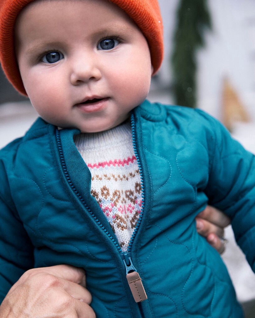 slide 3 of 5, Carter's Carters Baby Girl 2-Piece Fair Isle Sweater & Pant Set - Pink Pink 9M, 2 pc
