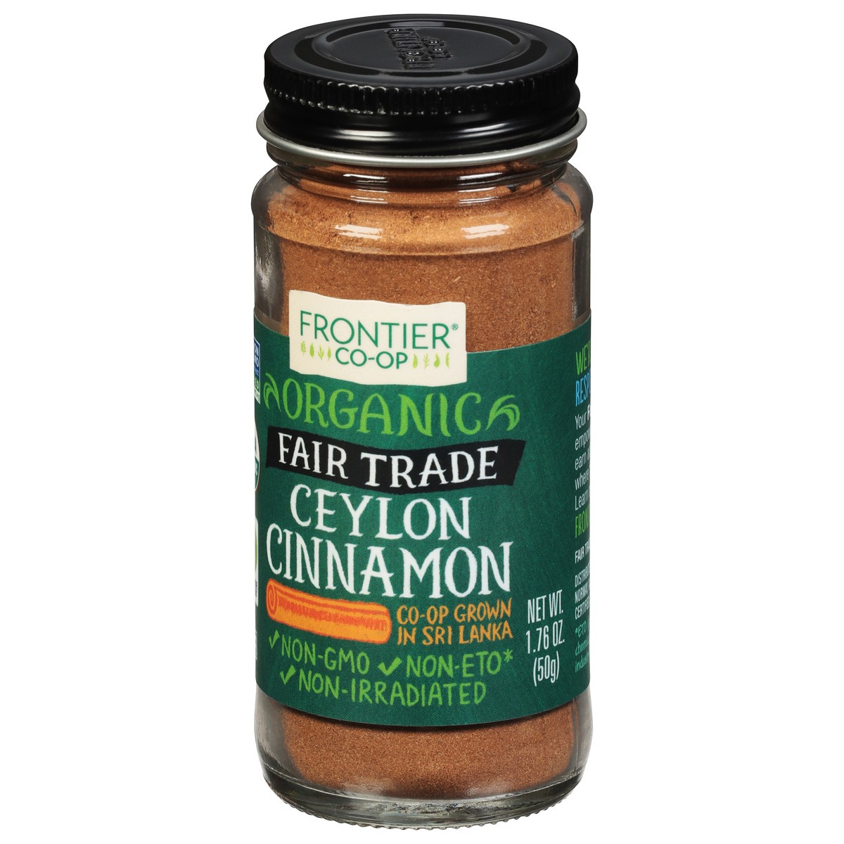 slide 8 of 12, Frontier Herb Frontier Co-op Ground Ceylon Cinnamon, 1.76 oz