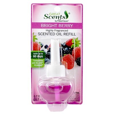 slide 1 of 1, Great Scents Scented Oil Refill, Bright Berry, 0.7 oz