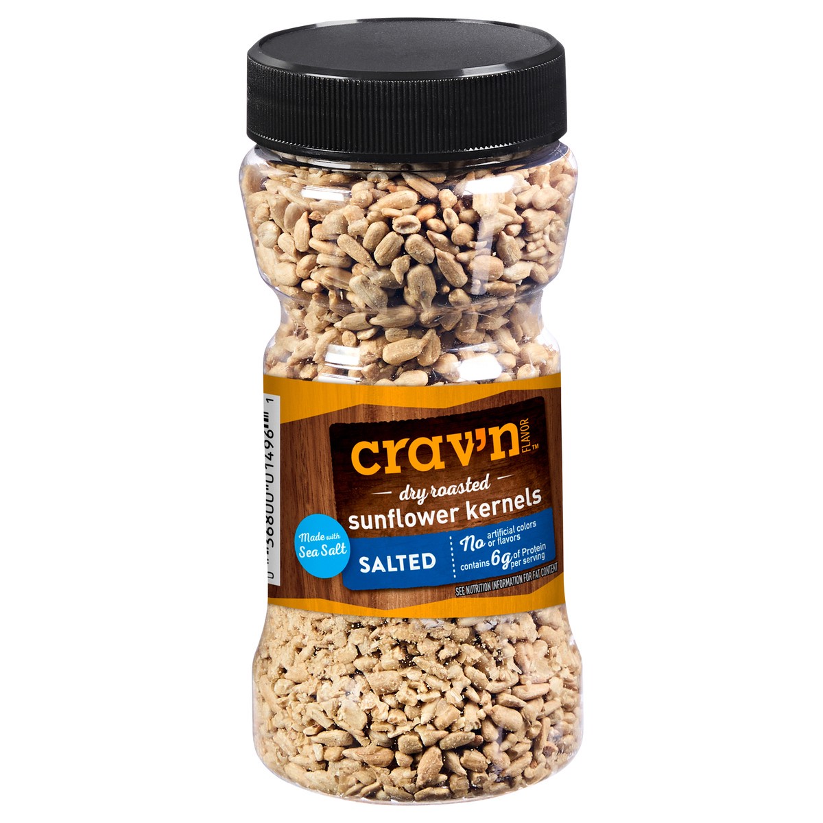 slide 3 of 4, Crav'n Flavor Dry Roasted Salted Sunflower Kernels 7.25 oz, 