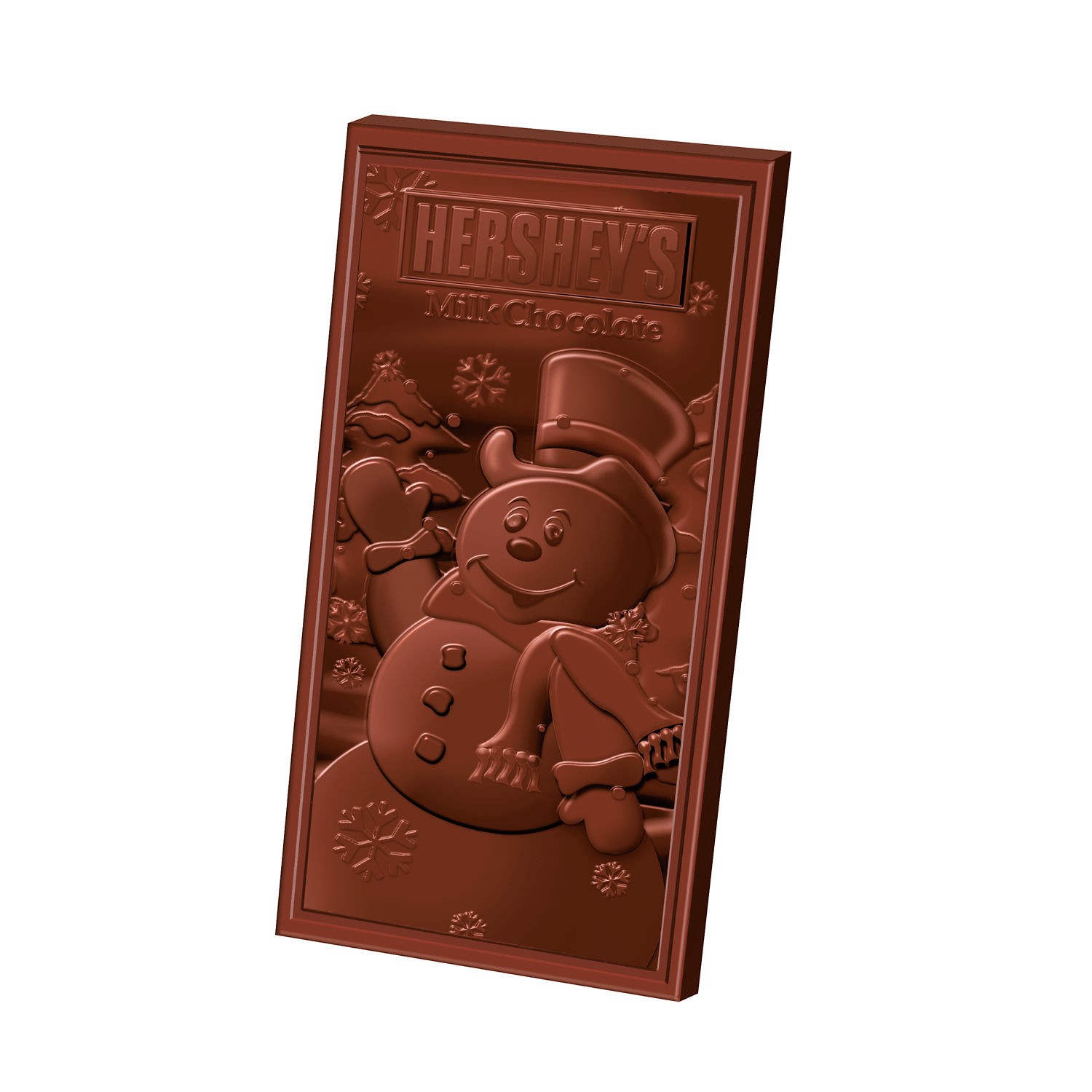 slide 2 of 5, Hershey's Special Holiday Design Milk Chocolate Candy, Christmas, 3.5 oz, Bar, 3.5 oz