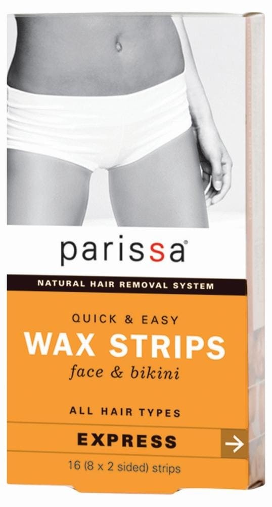slide 1 of 3, Parissa Quick & Easy Face & Bikini Wax Strips, 16 ct