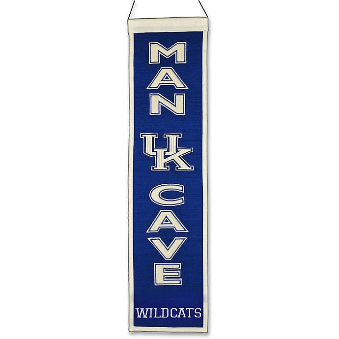 slide 1 of 1, NCAA University of Kentucky Man Cave Banner, 1 ct