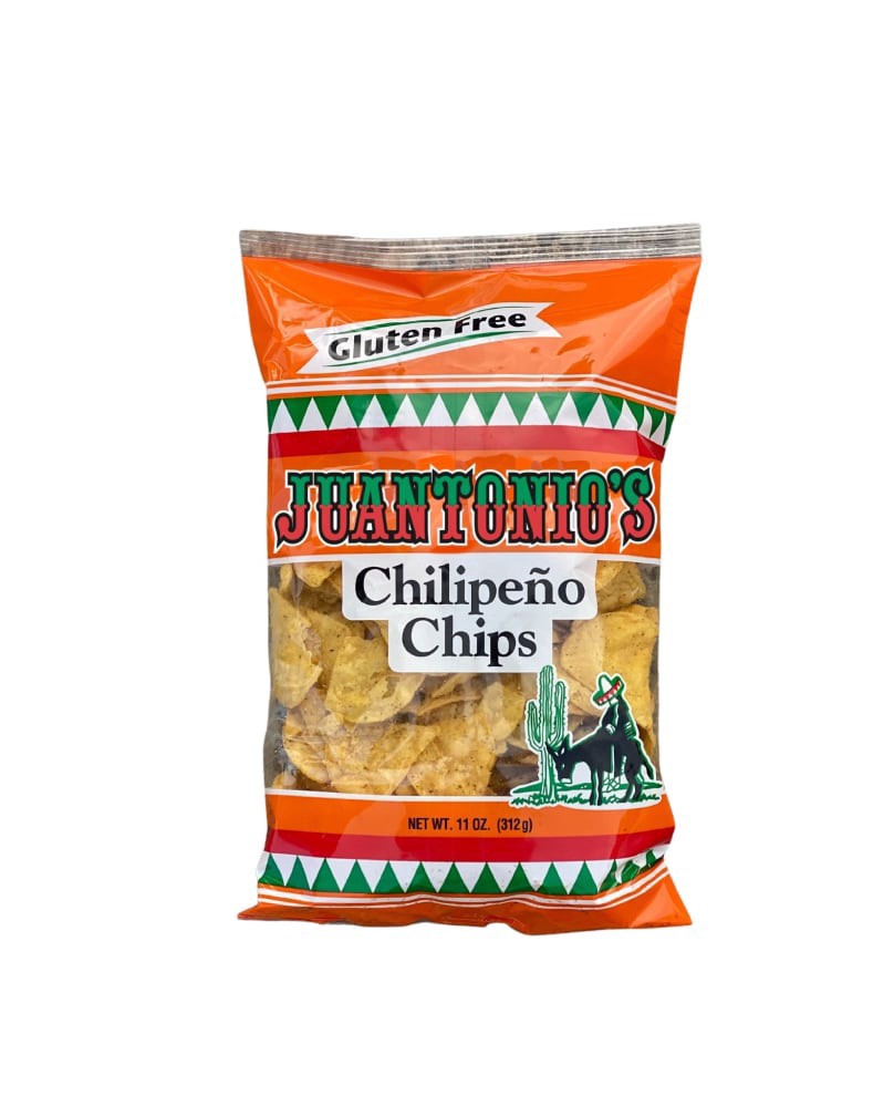 slide 1 of 2, Juantonio's Gluten Free Chilipeno Chips, 11 oz