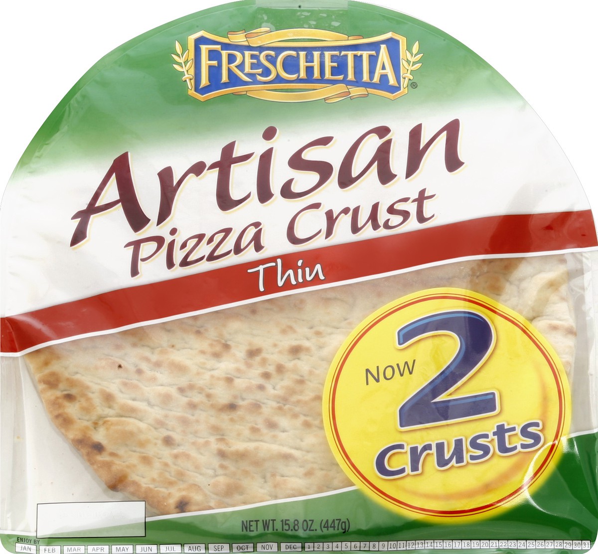 slide 5 of 5, Freschetta Pizza Crust 2 ea, 2 ct