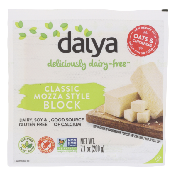 slide 1 of 1, Daiya Mozza Style Cheese Block, 7.1 oz