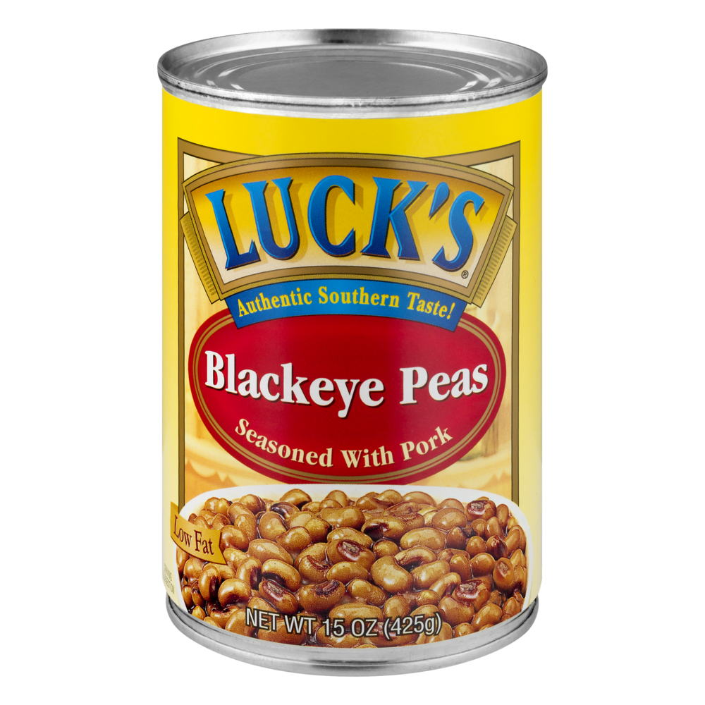 slide 1 of 1, Luck's Blackeye Peas Seasoned with Pork, 15 oz