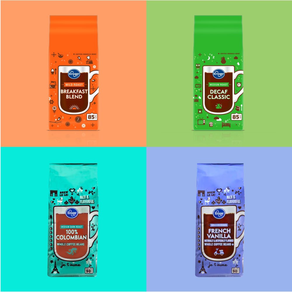 slide 2 of 5, Kroger Medium Roast Breakfast Blend Ground Coffee- 11 oz, 11 oz