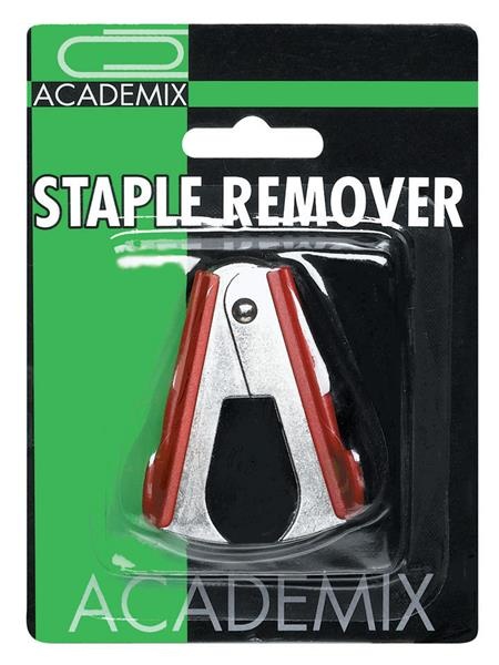slide 1 of 1, Academix Red Staple Remover, 1 ct