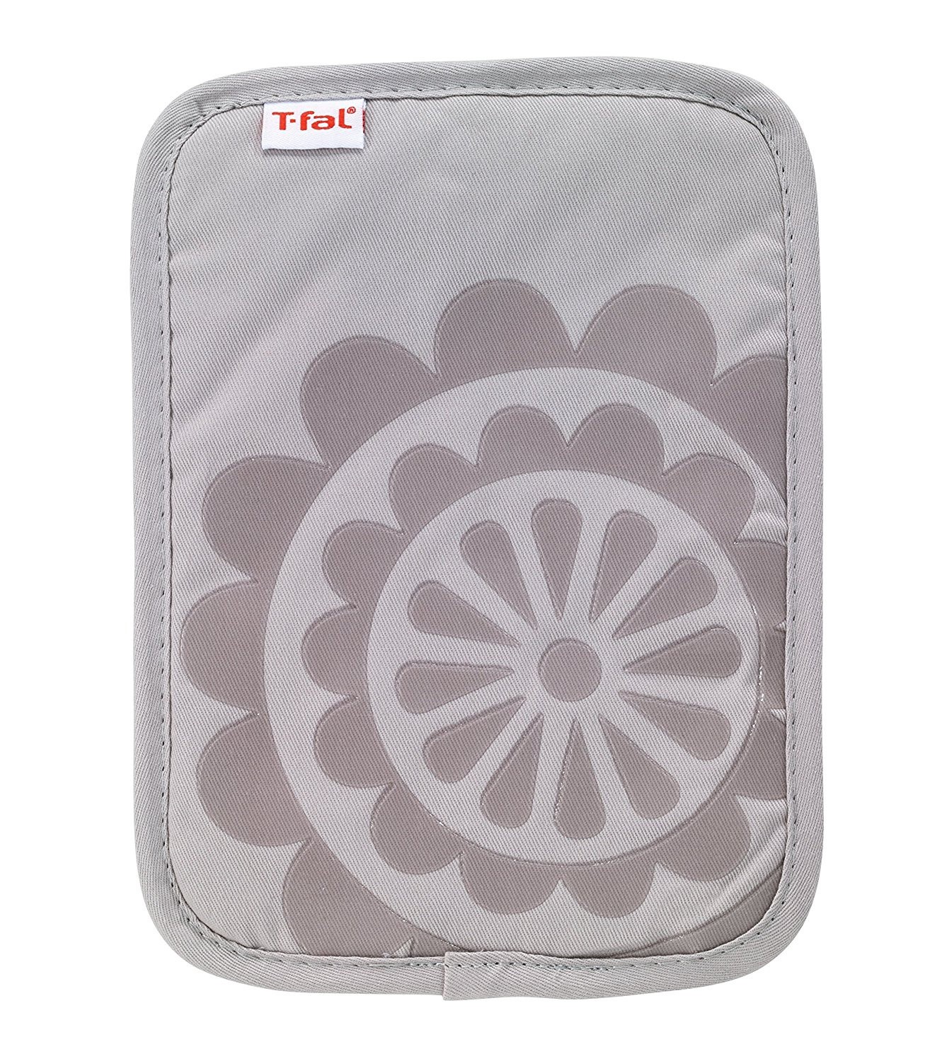 slide 1 of 1, T-fal Gray Silicone Pot Holder, 1 ct
