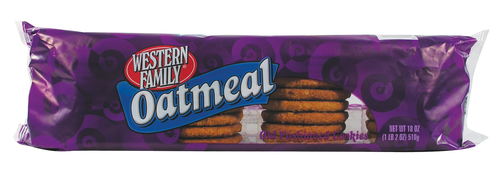 slide 1 of 1, Western Family Oatmeal Cookie, 18 oz