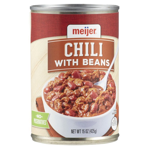 slide 4 of 29, Meijer Chili with Beans, 15 oz