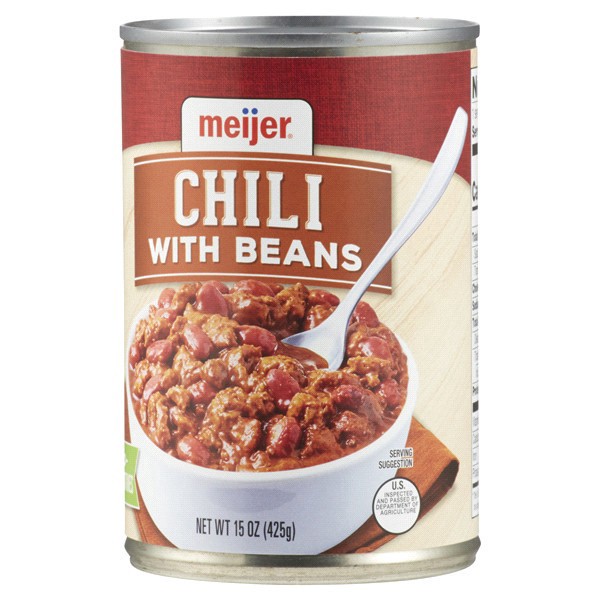 slide 8 of 29, Meijer Chili with Beans, 15 oz