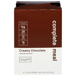 Soylent Creamy Chocolate Complete Meal 4 - 11 fl oz Bottles