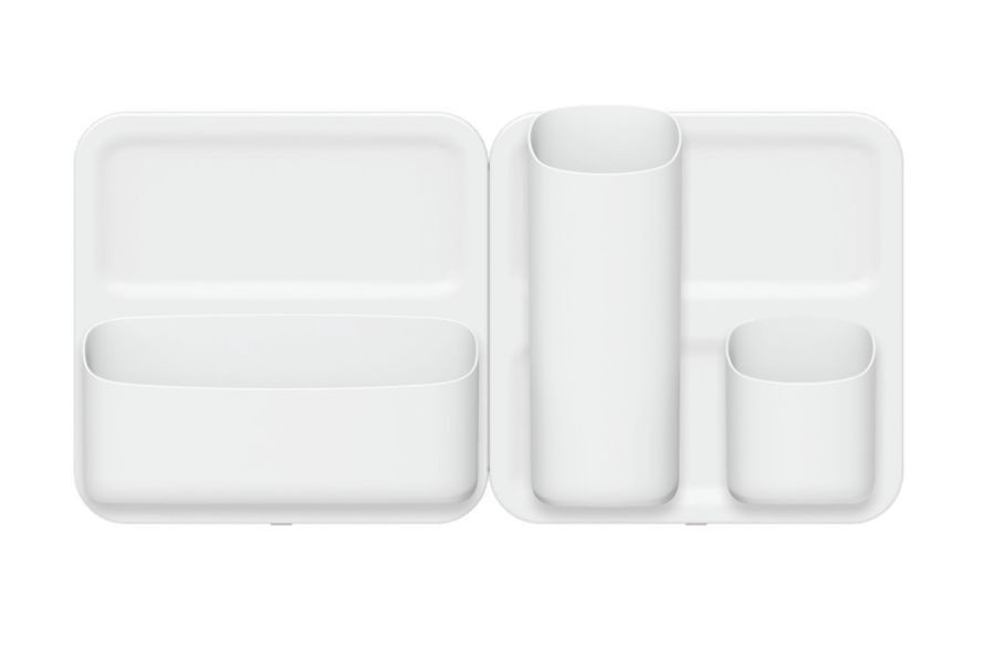 slide 3 of 3, Urbio Perch By Urbio Starter Kit, White, 10 4/16 in x 12 7/16 in x 49/16 in