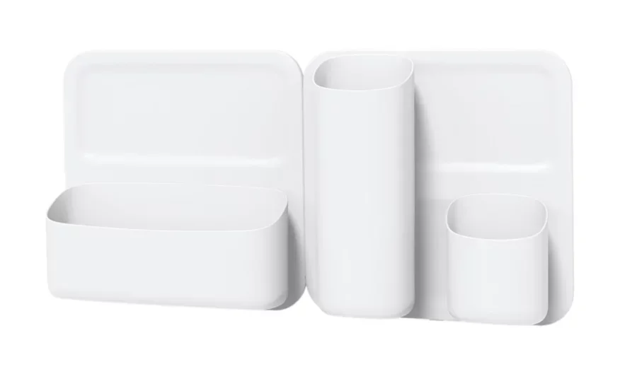 slide 2 of 3, Urbio Perch By Urbio Starter Kit, White, 10 4/16 in x 12 7/16 in x 49/16 in