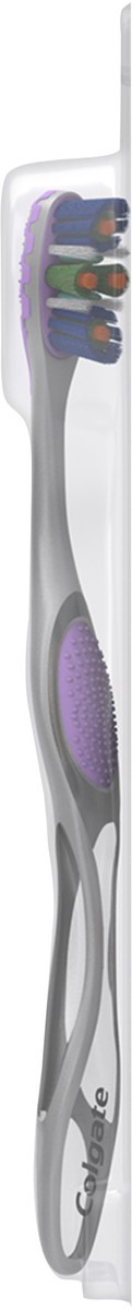 slide 4 of 7, Colgate 360° Advanced 4 Zone Toothbrush, Medium, 1 ct