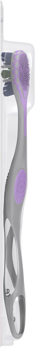 slide 5 of 7, Colgate 360° Advanced 4 Zone Toothbrush, Medium, 1 ct